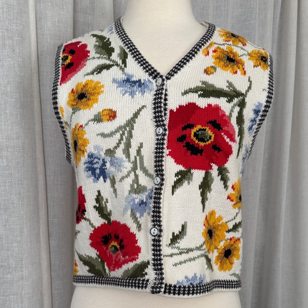Vintage northern isles sweater vest